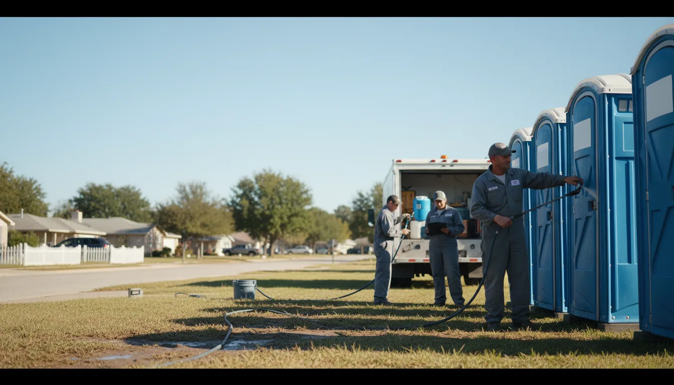 Long-Term Portable Toilet Rental in Peggs, OK near me